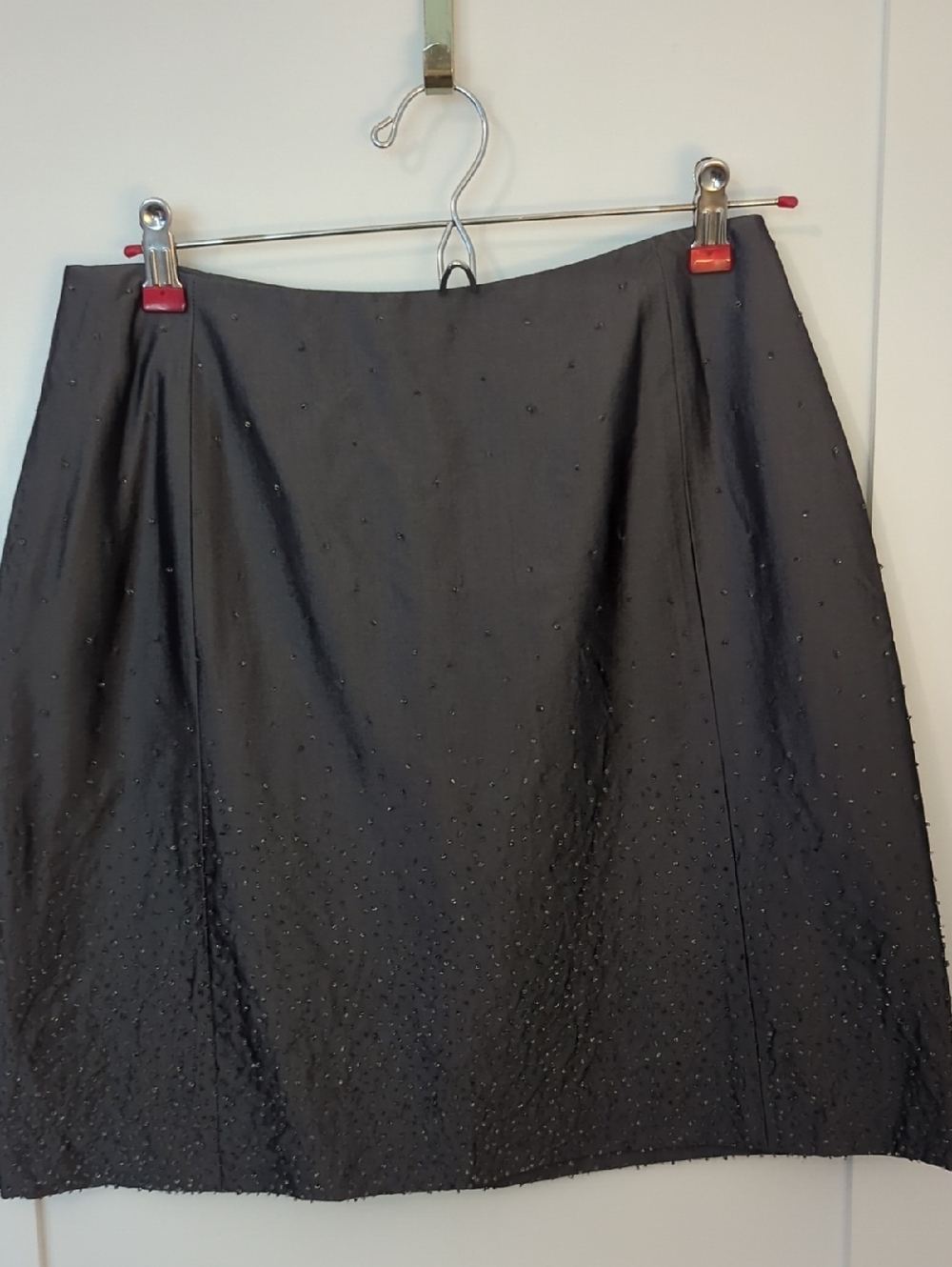 GAP Black Beaded A-Line Skirt